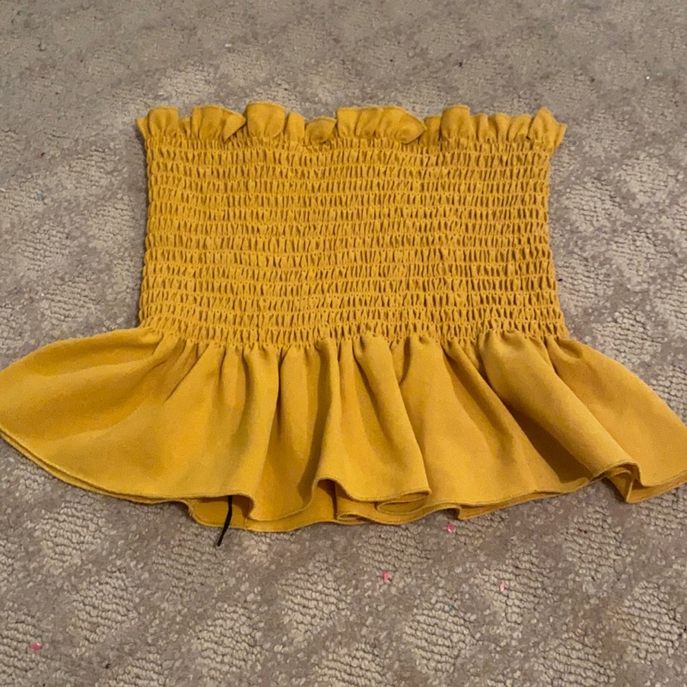 cute flare tube top
